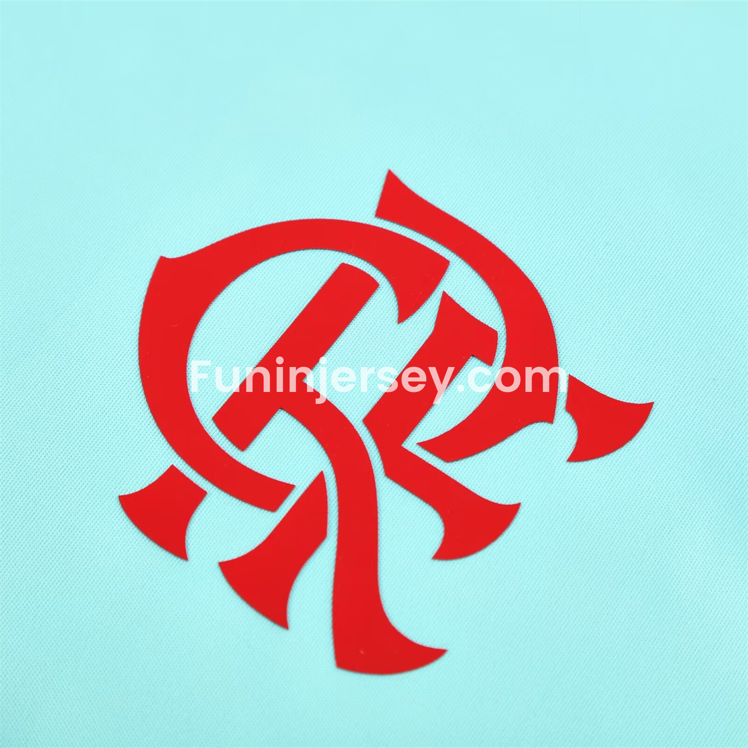 Funinjersey-Flamengo 25-26 Short-Sleeve Kids Training Set - Light Blue With Royal Blue