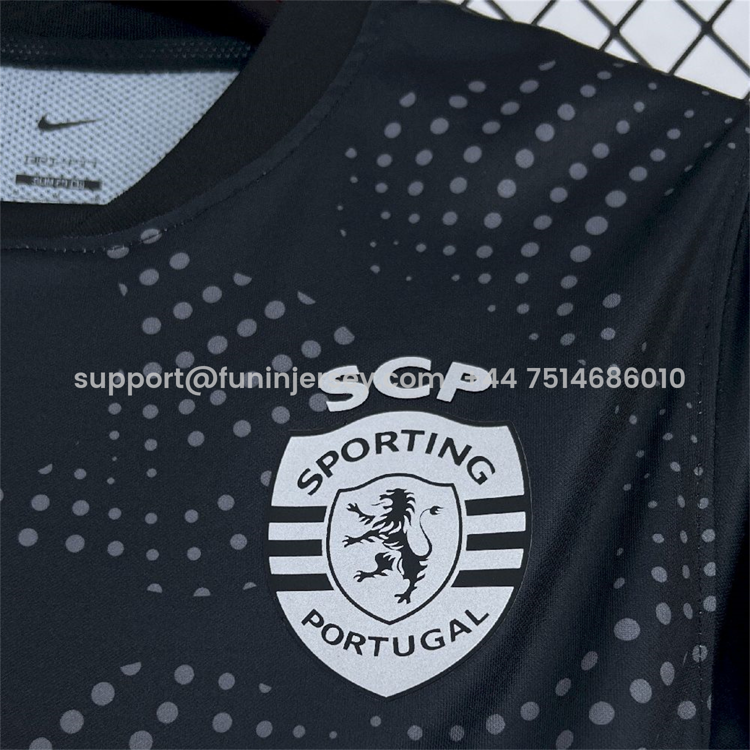 Funinjersey-Sporting CP 25-26 Black Special Jersey - Fans Version