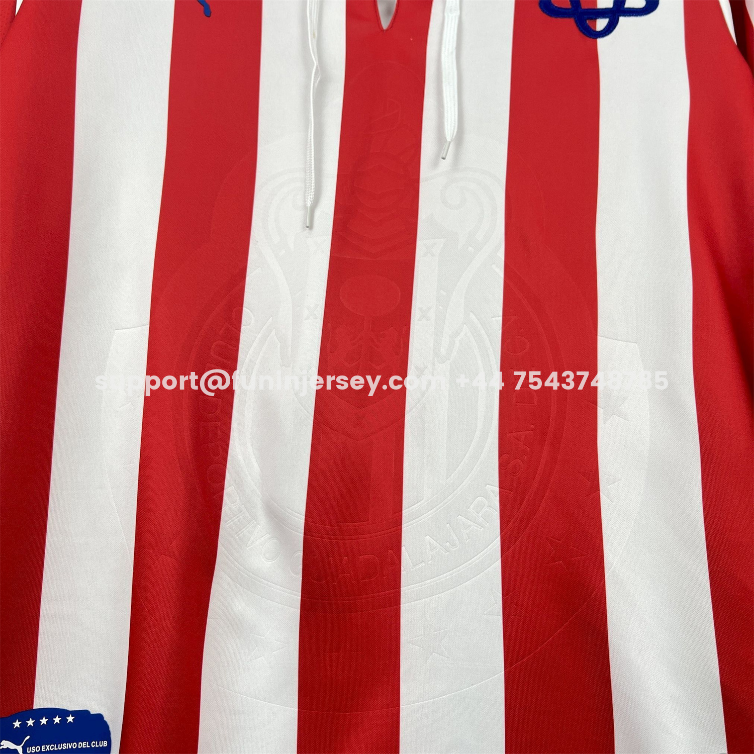 Funinjersey-Retro Chivas de Guadalajara 2016-17 110-Years Anniversary Long Sleeves Jersey