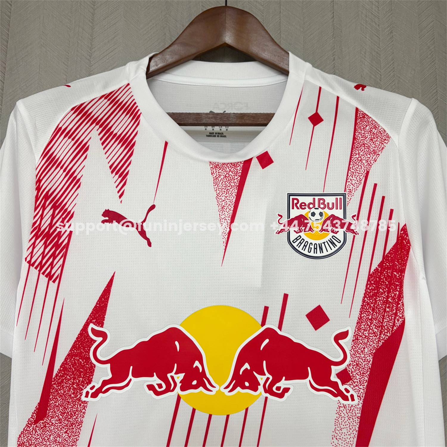 Funinjersey-Red Bull Bragantino 26-27 Home Jersey - Fans Version