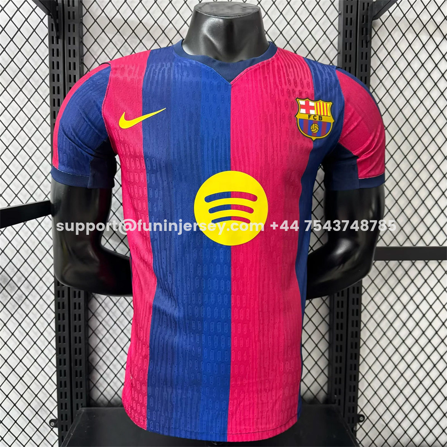 Funinjersey-Barcelona 26-27 Home Jersey - Player Version