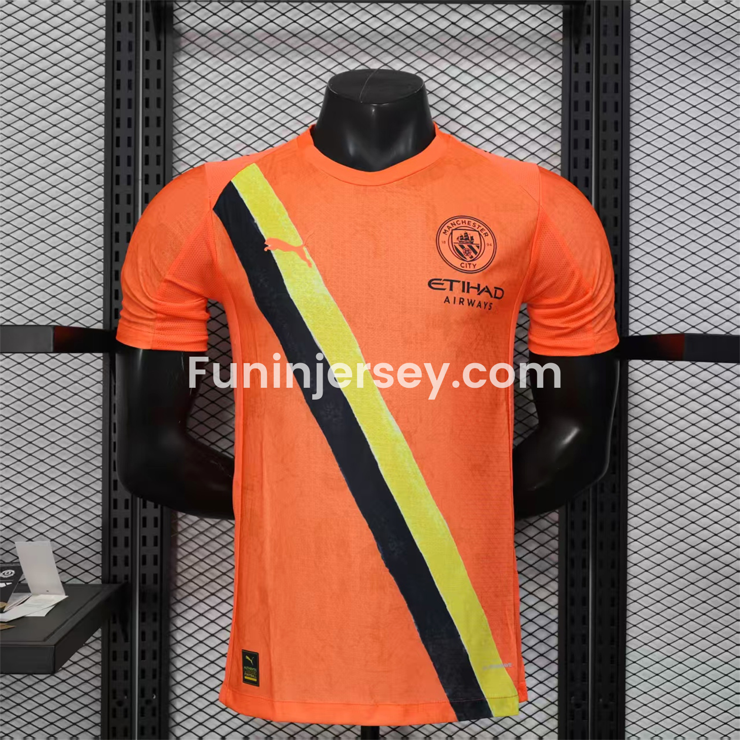 Funinjersey-Manchester City 25-26 Orange Special Jersey - Player Version