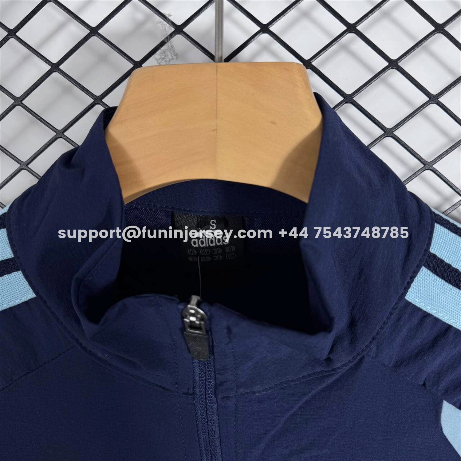 Funinjersey-Argentina 2026 Windbreaker Training Set - Dark Blue Top and Pants