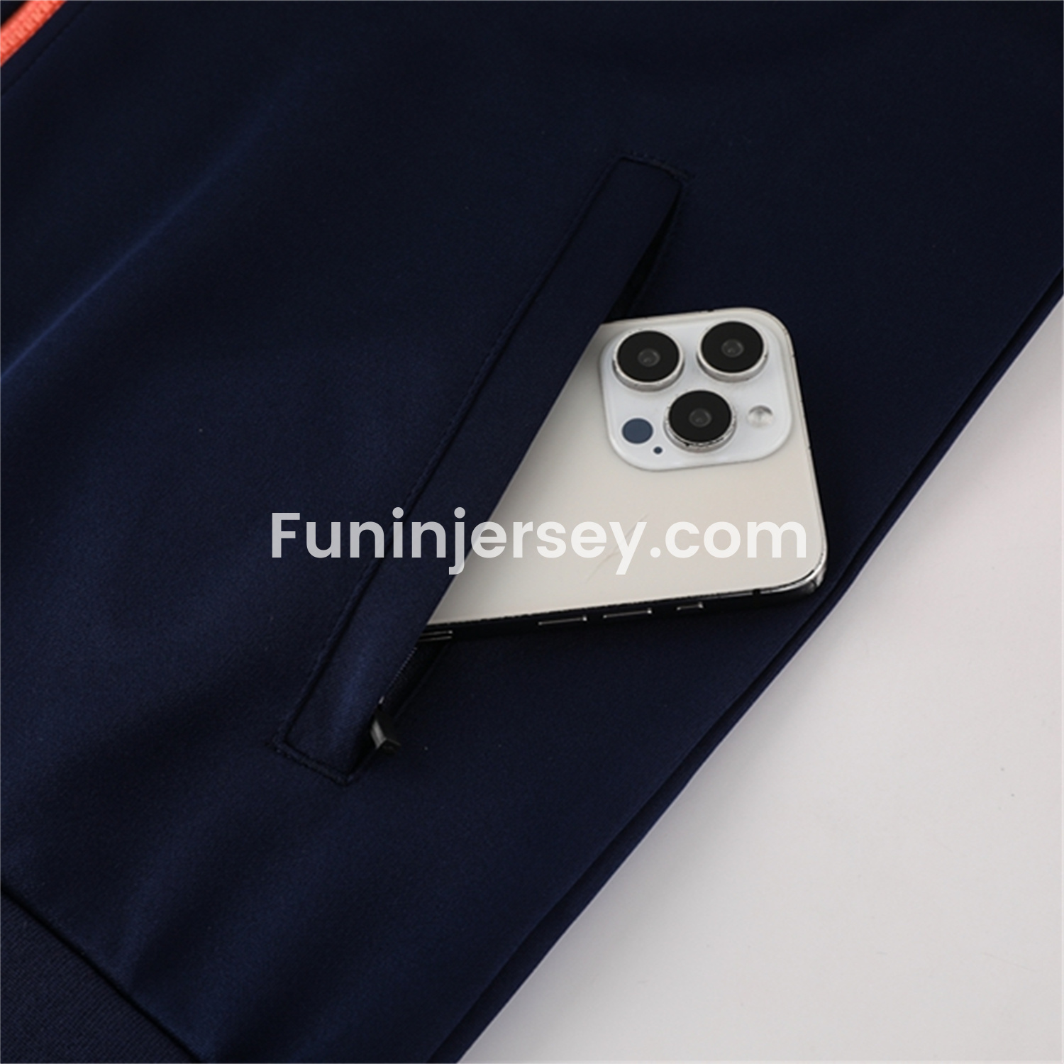 Funinjersey-Barcelona 25-26 Jacket Training Tracksuit - Royal Blue top & Royal Blue Pants