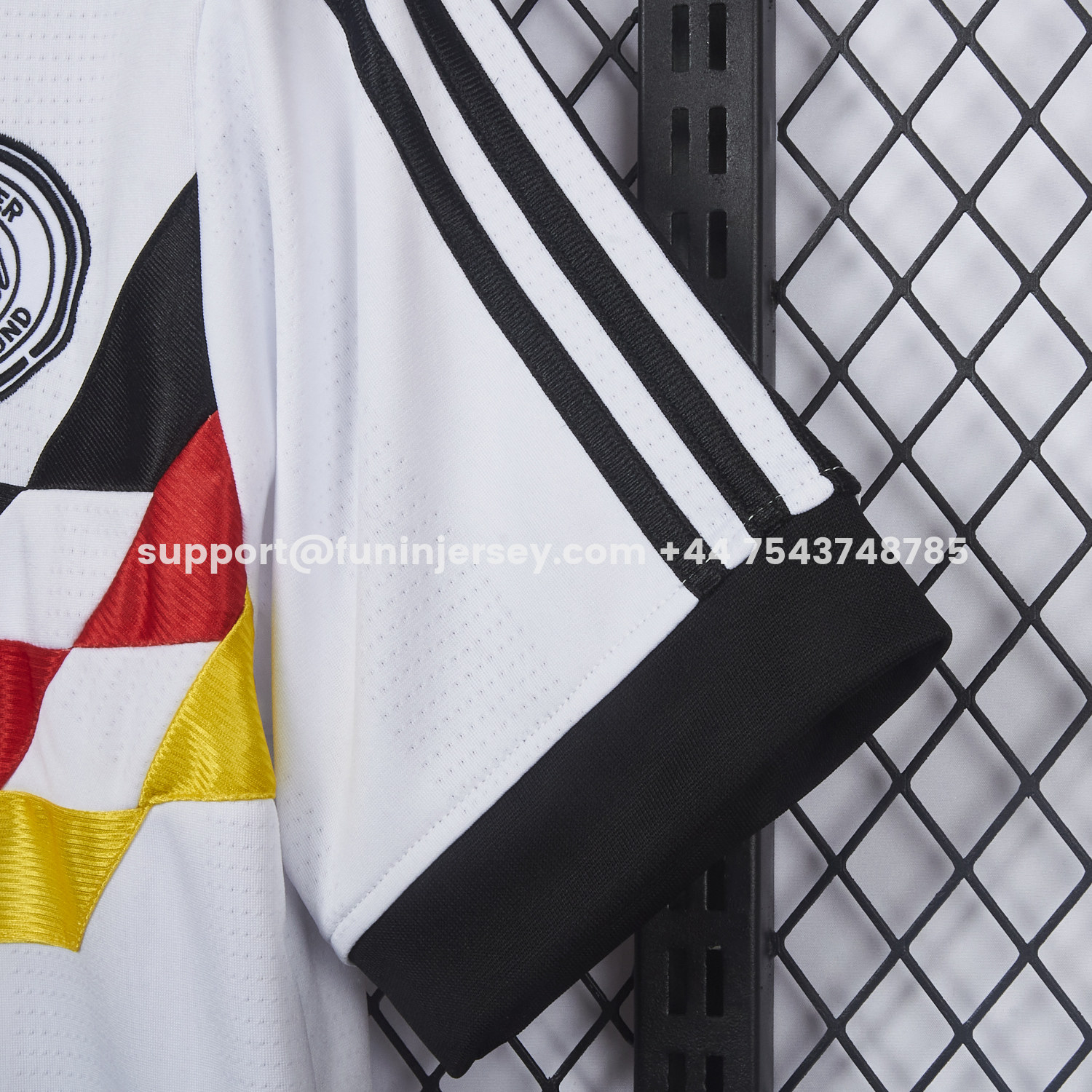 Funinjersey-Retro Germany 1988-91 Home Polo Jersey