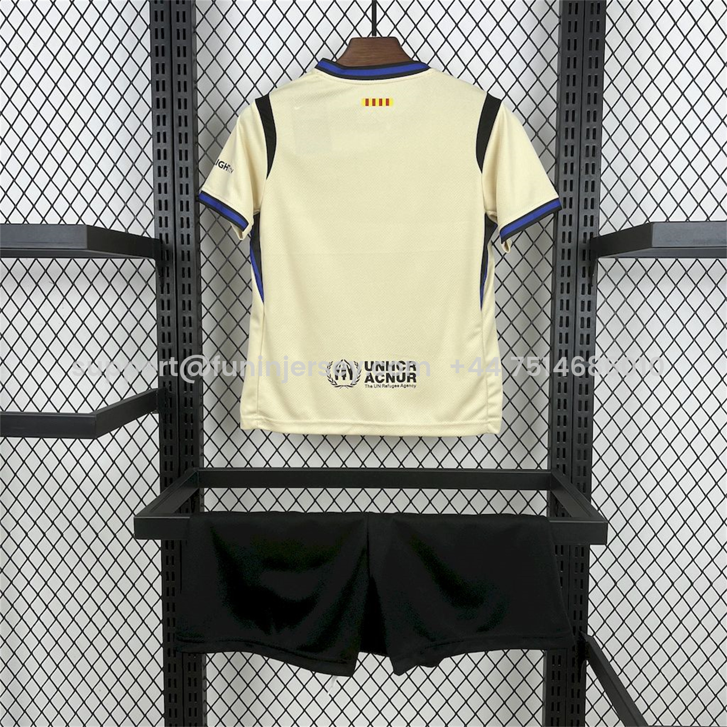 Funinjersey-Barcelona 25-26 Away Kids Kit