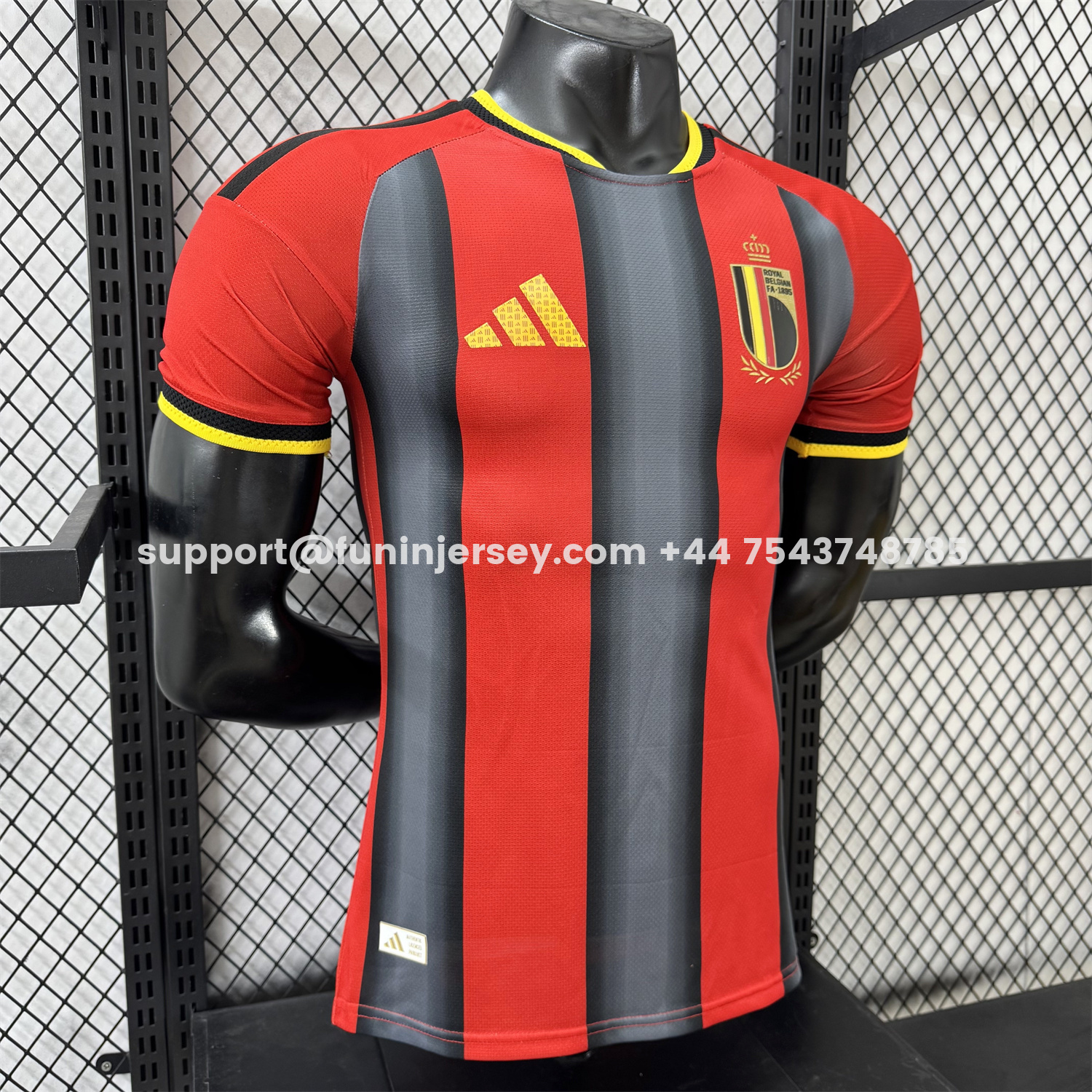 Funinjersey-Belgium 2026 Red And Black Special Jersey - Player Version