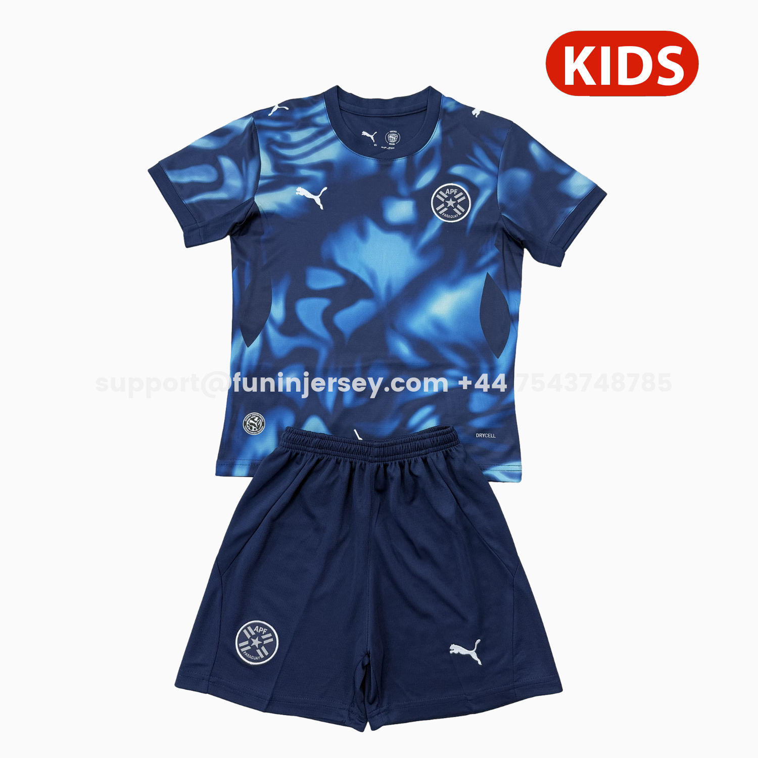 Funinjersey-Paraguay 2026 Away Kids Kit