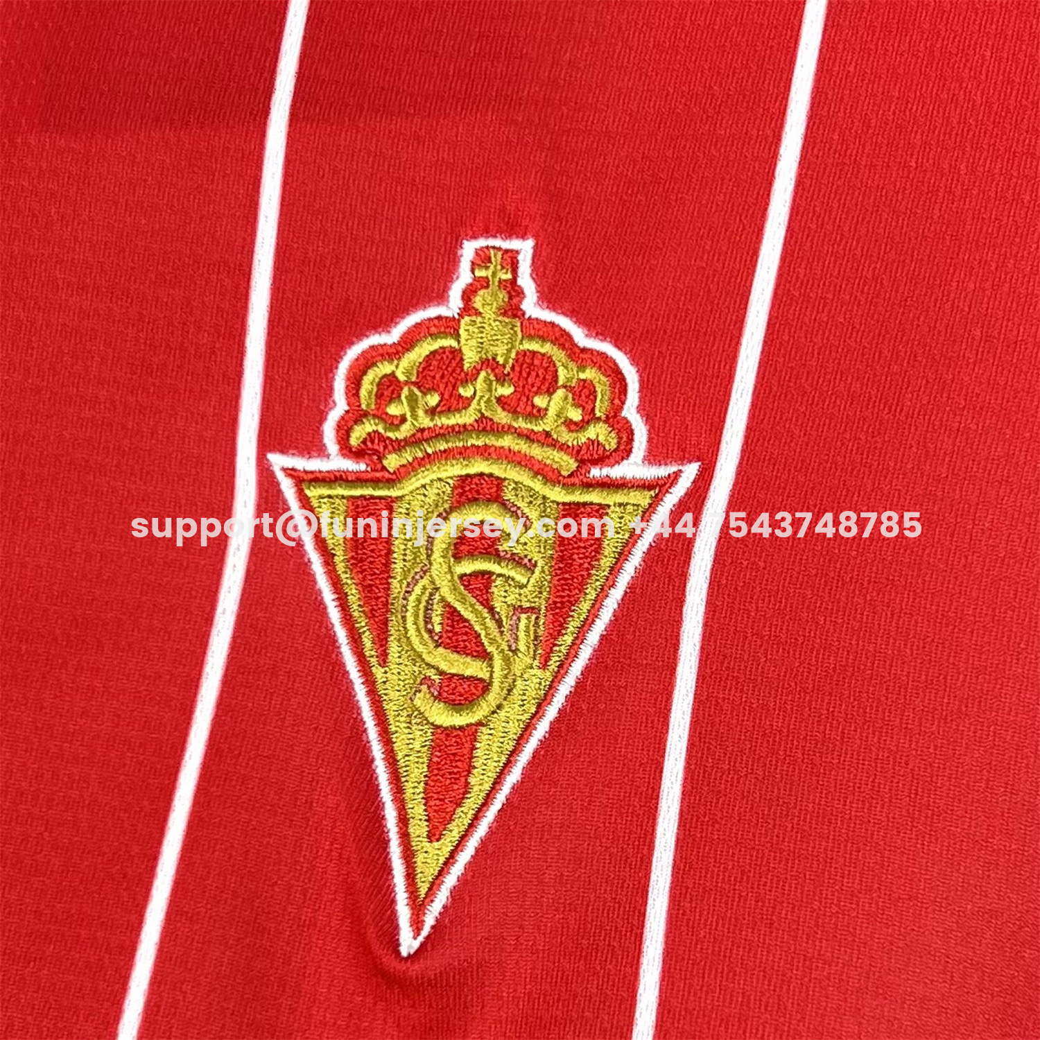 Funinjersey-Sporting de Gijón 25-26 Retro Style Jersey - Fans Version
