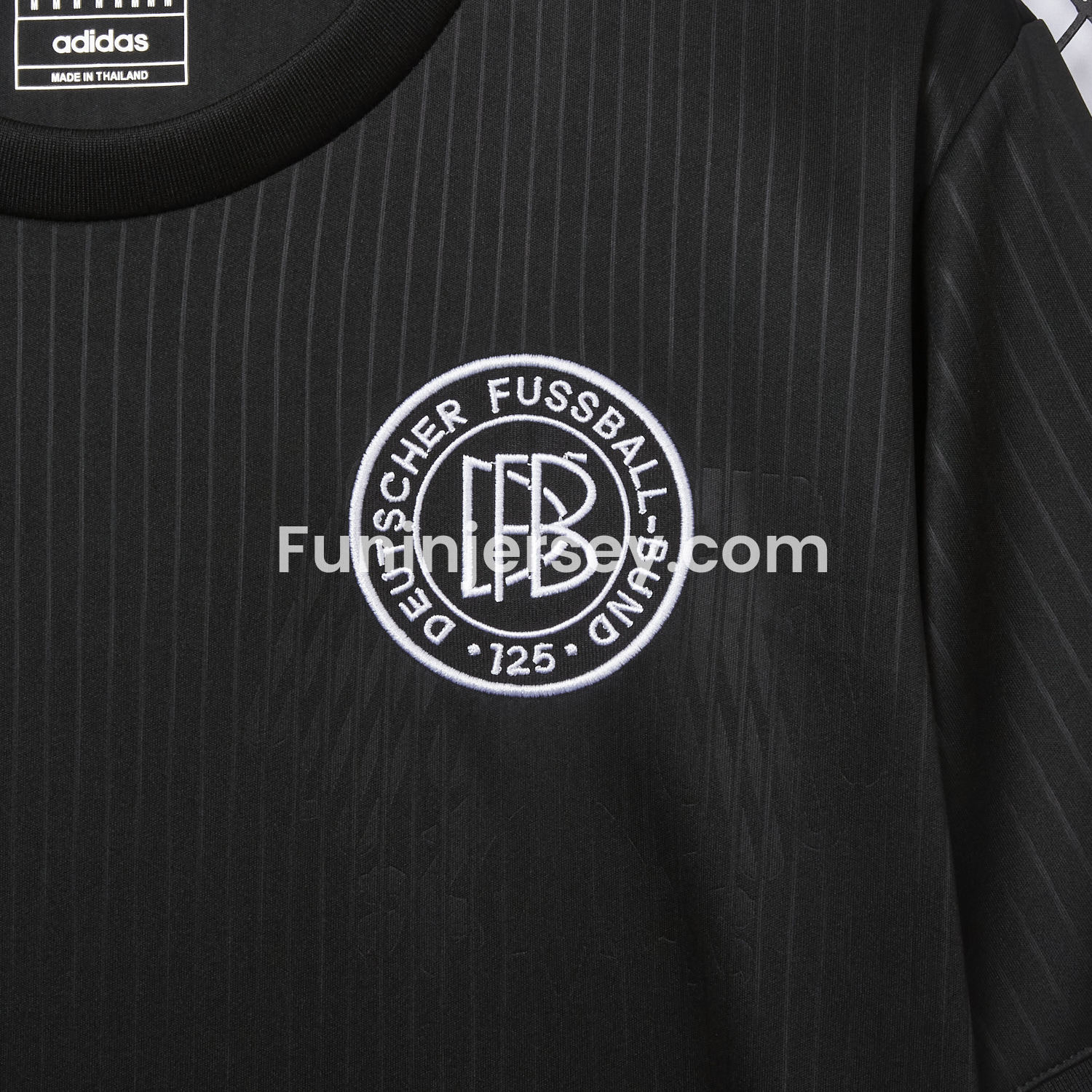 Funinjersey-Germany 2025 Black 125-Year Anniversary Commemorative Edition Jersey - Fans Version