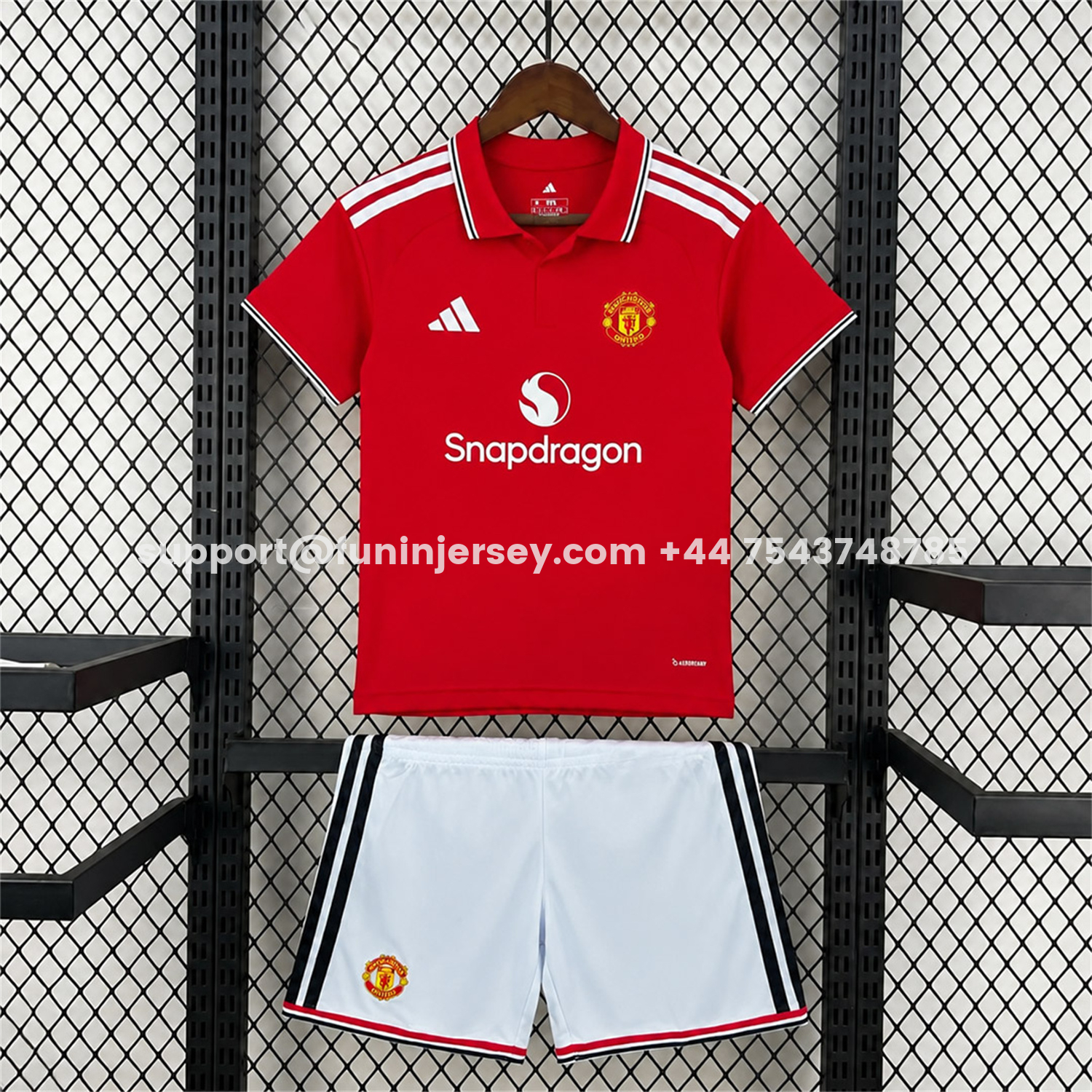 Funinjersey-Manchester United 26-27 Home Kids Kit