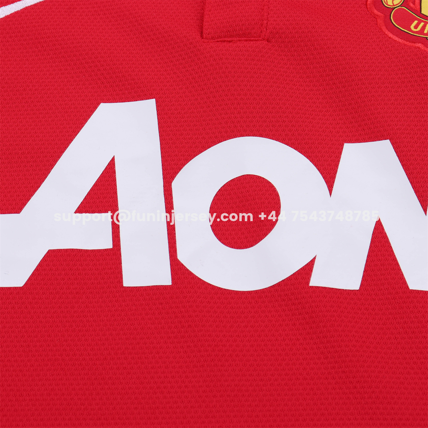 Funinjersey-Retro Manchester United 2013-14 Home Kids Kit