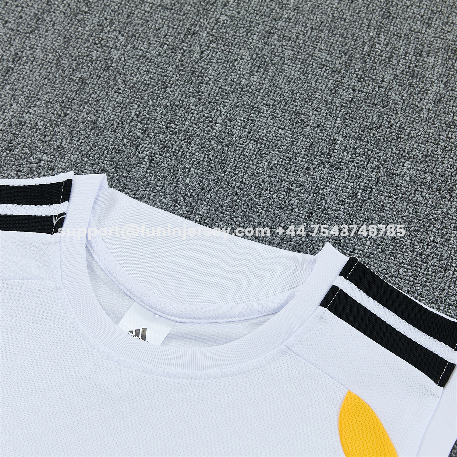 Funinjersey-Germany 2026 Vest Training Set - White Vest and Black Shorts
