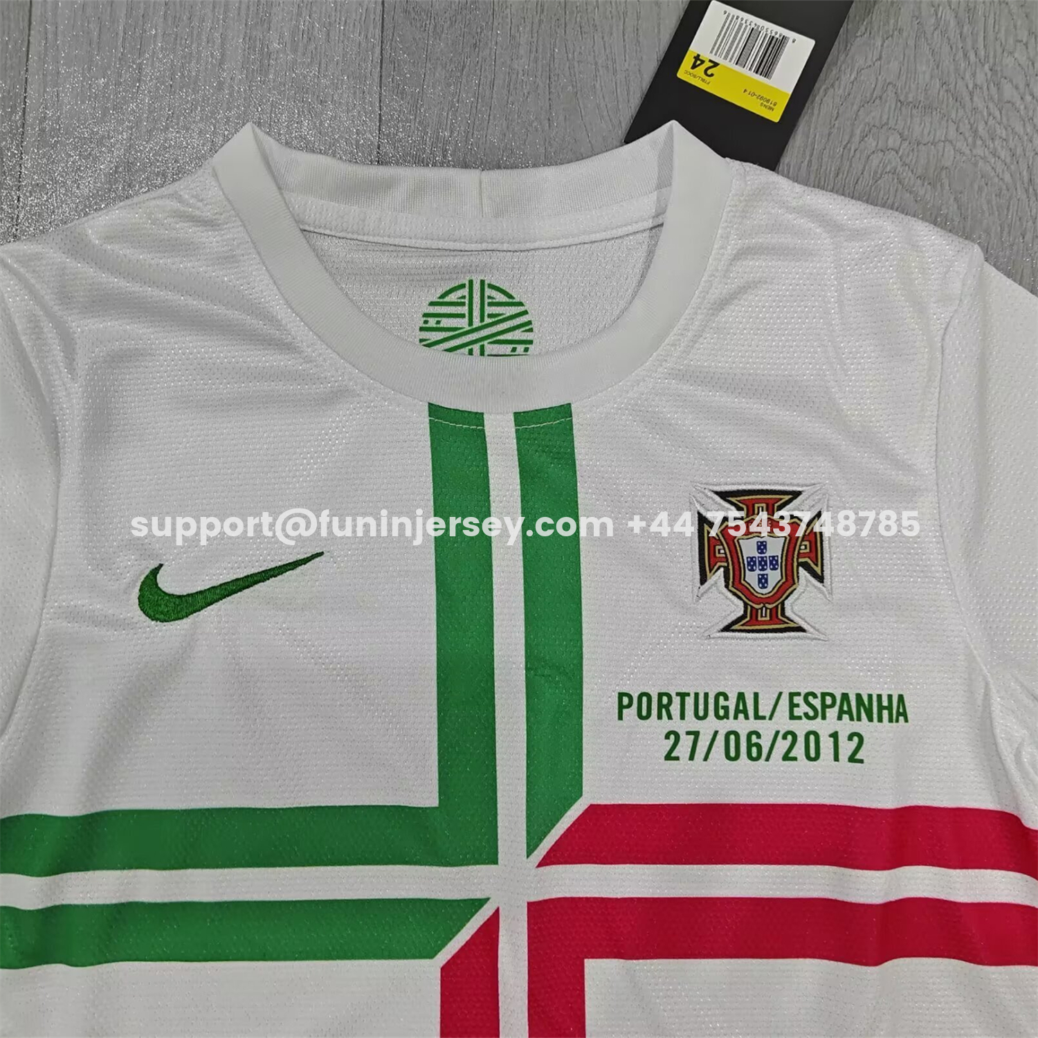Funinjersey-Retro Portugal 2012 Away Kids Kit