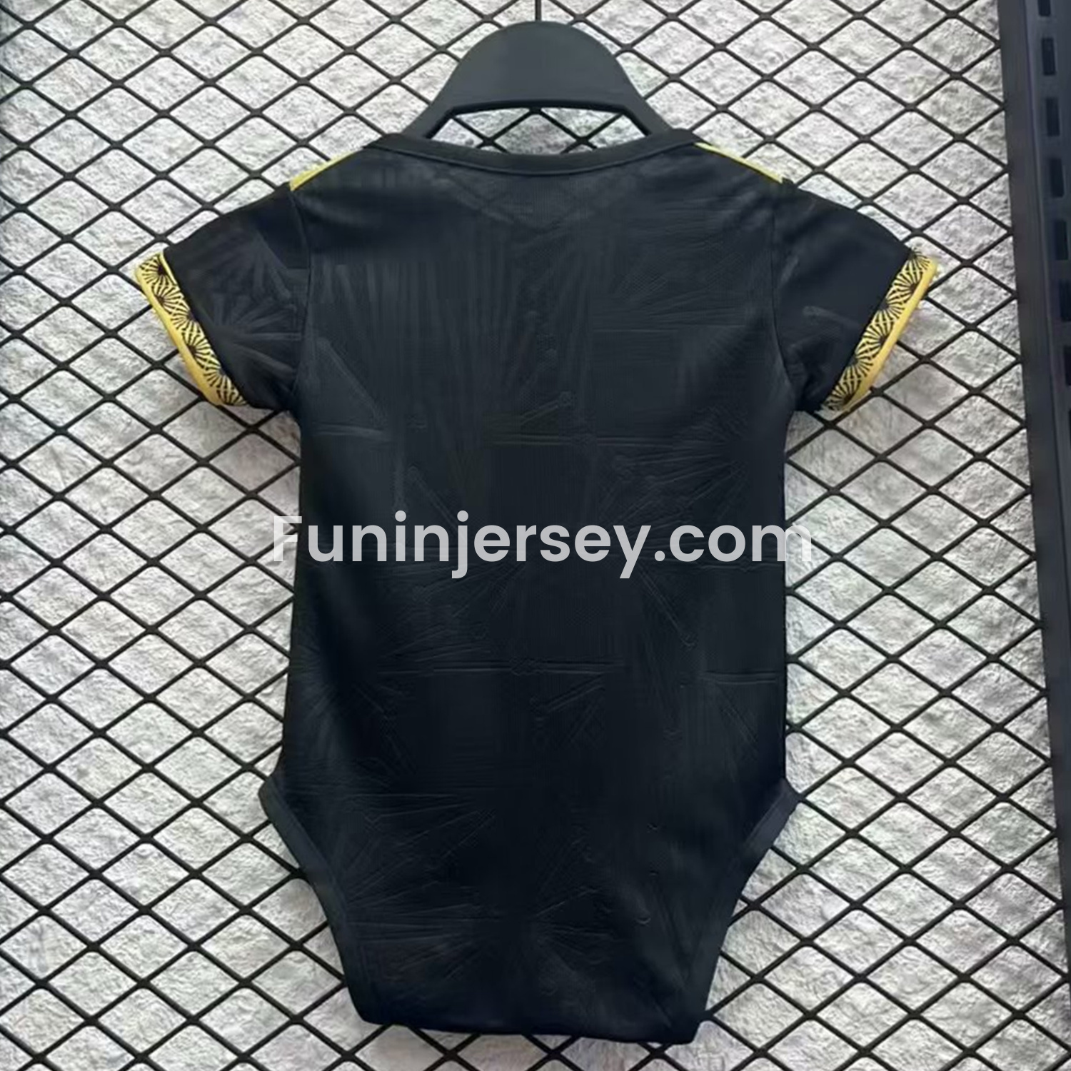 Funinjersey-Mexico 2025 Gold Cup Black Baby Crawling Suit