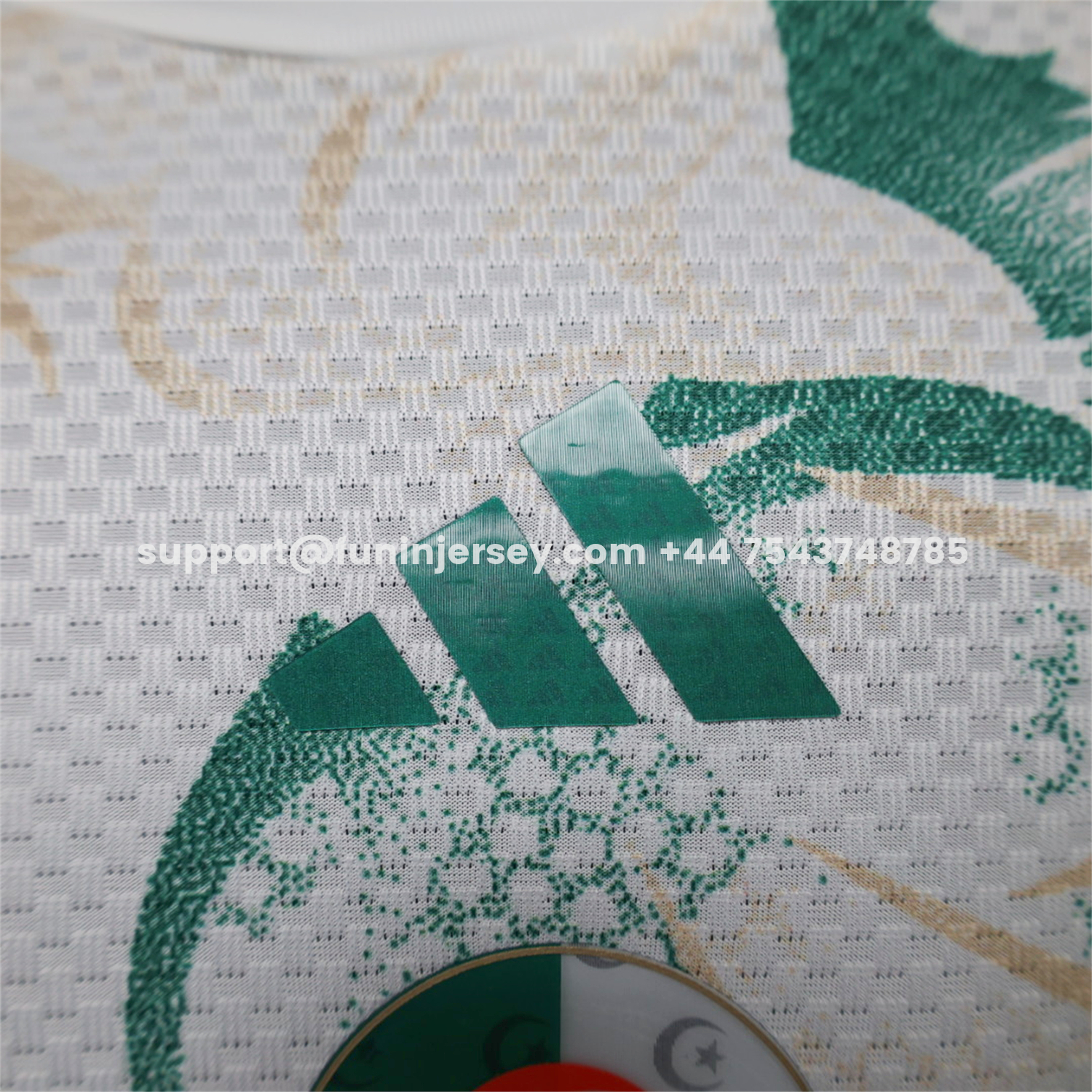 Funinjersey-Algeria 2026 Dark Green White Special Jersey - Player Version