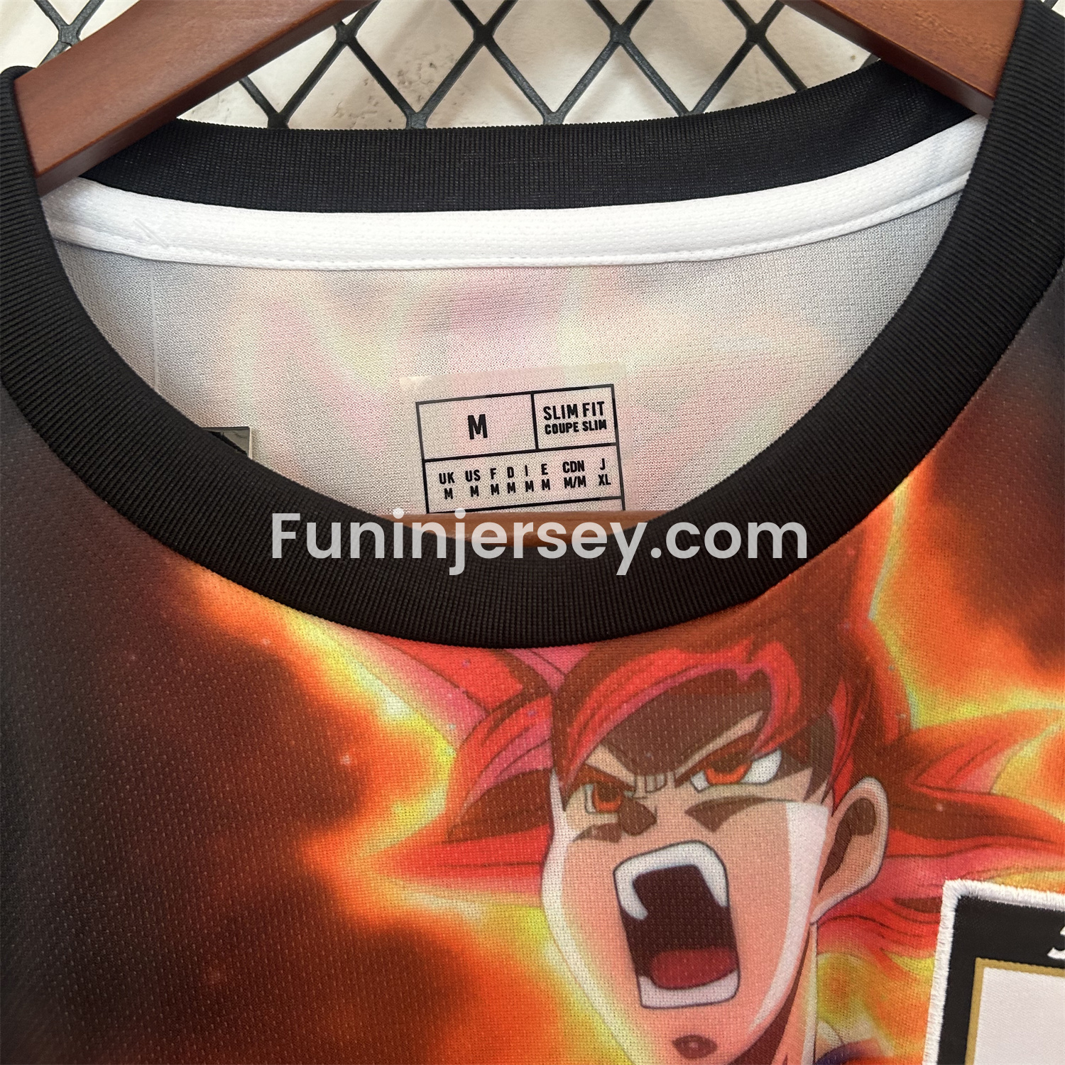 Funinjersey-Japan 25-26 Red Hair Son Goku Black Special Edition Jersey - Fans Version