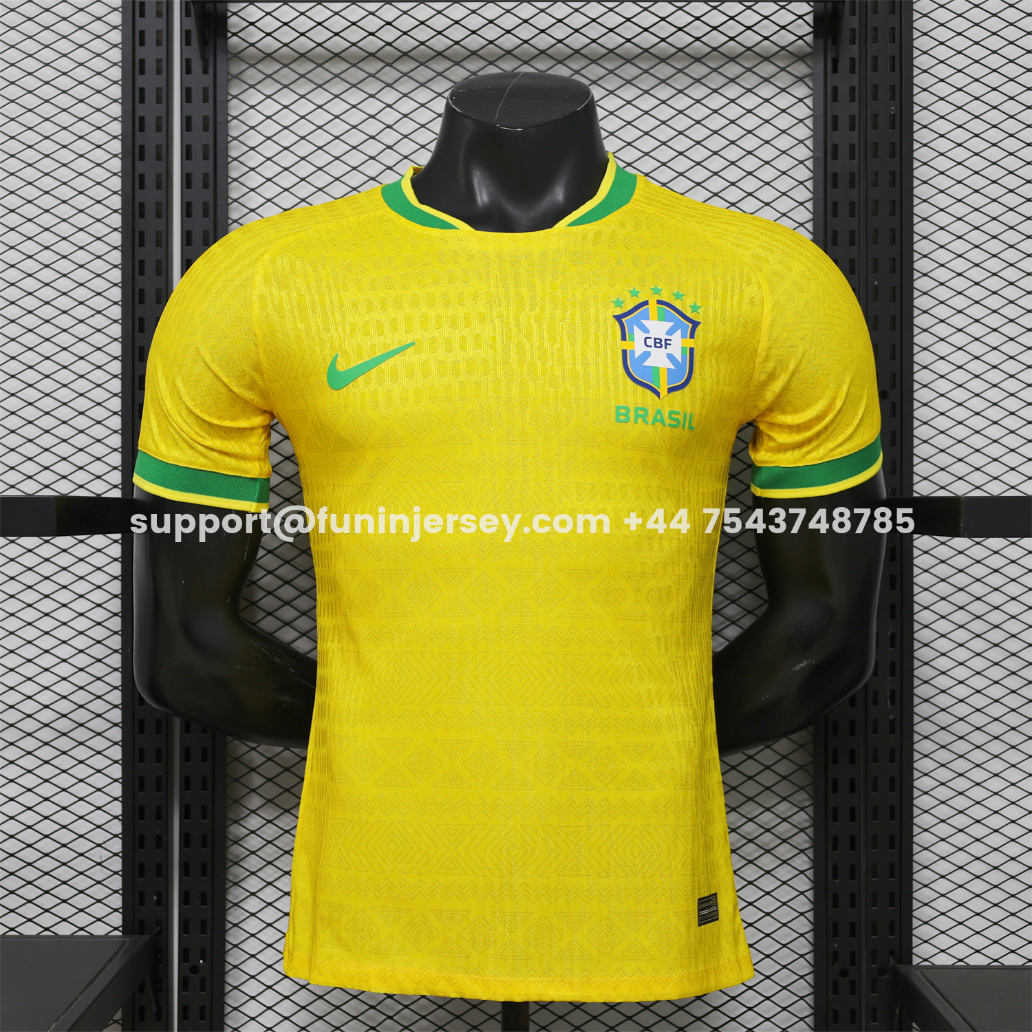 Funinjersey-Brazil 2026 Green Edge Yellow Special Jersey - Player Version