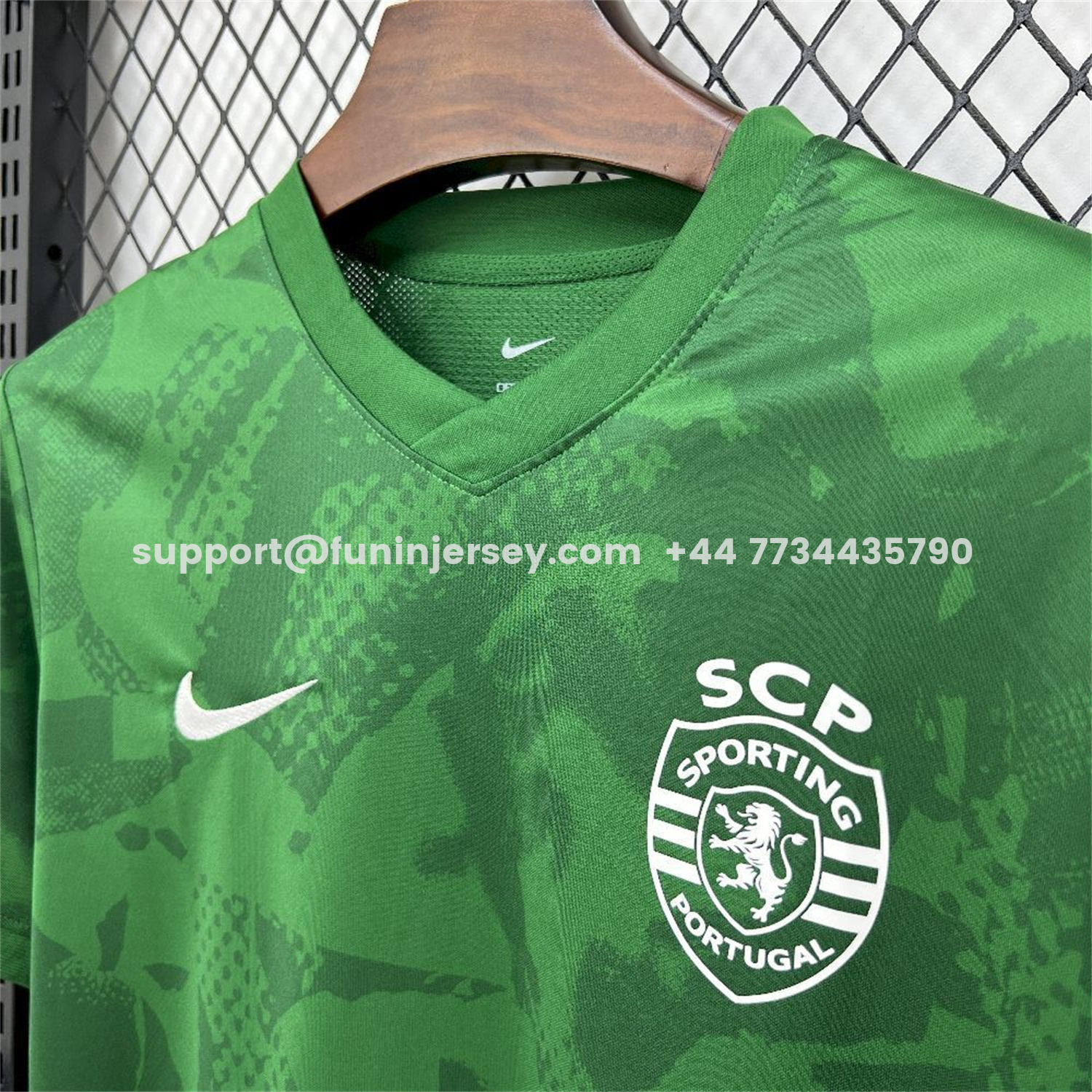Funinjersey-Sporting CP 25-26 Green Training Jersey - Fans Version