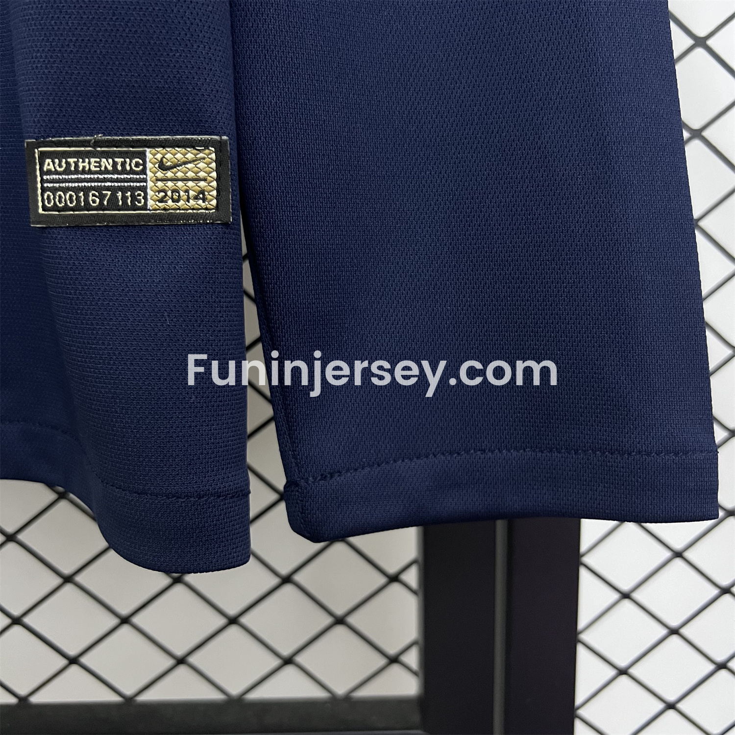 Funinjersey-Retro France 2014 Home Long Sleeves Jersey