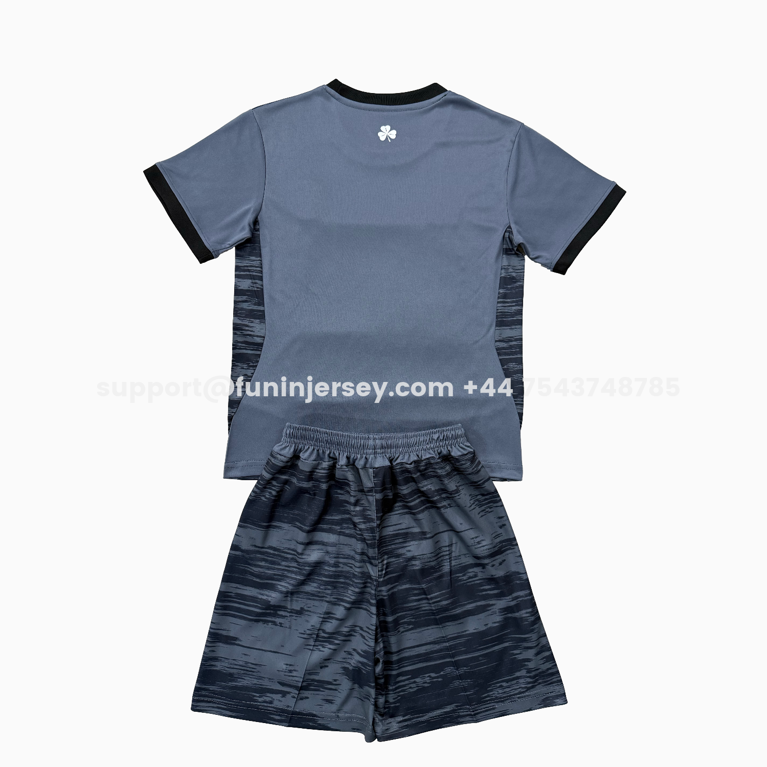 Funinjersey-Ireland 25-26 Black Goalkeeper Kids Kit