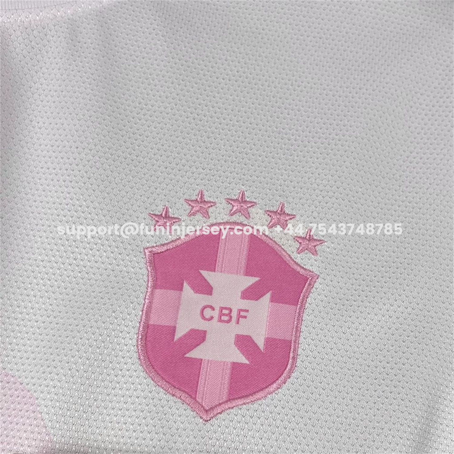 Funinjersey-Brazil 25-26 Pink White Jesus Statue Special Jersey - Fans Version
