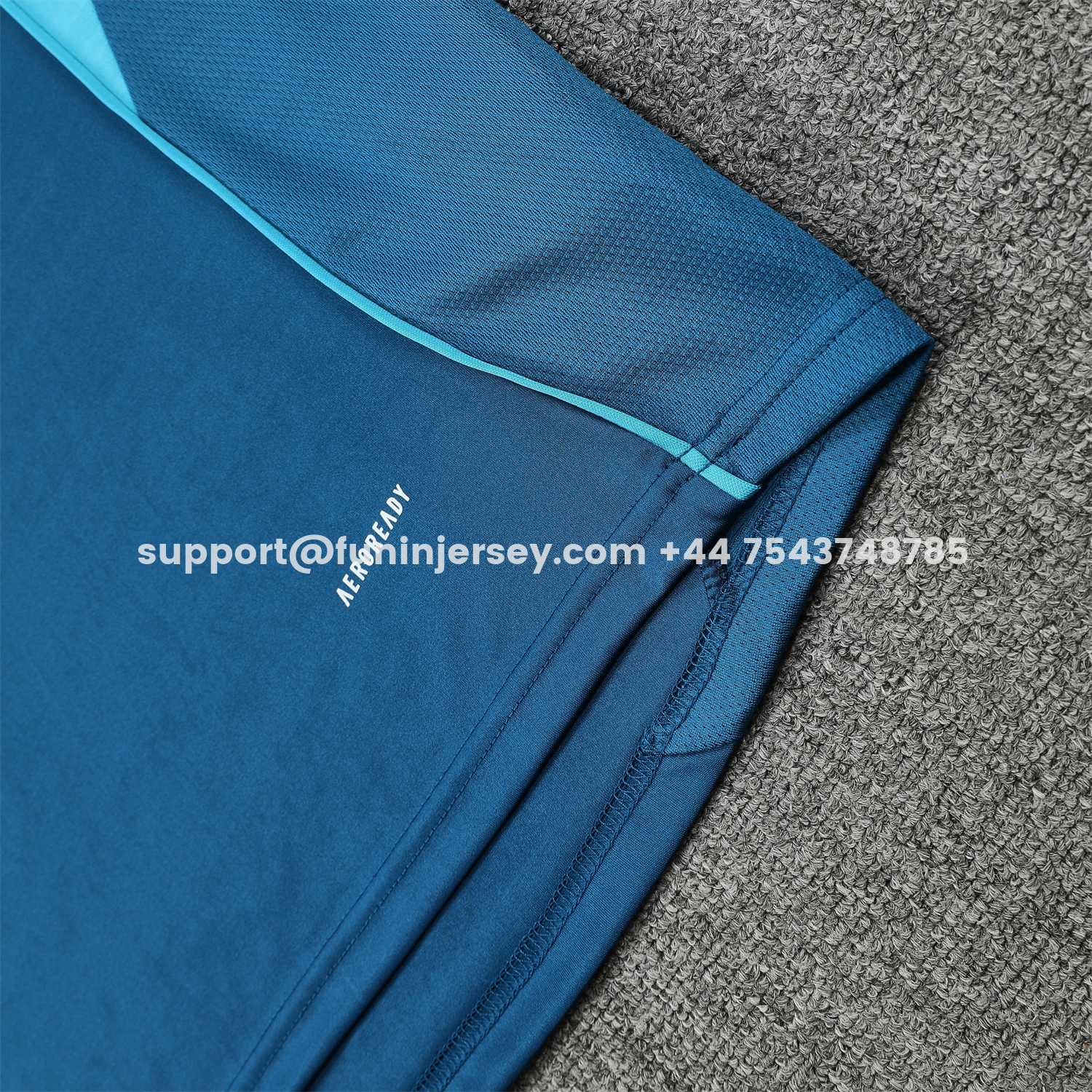 Funinjersey-Club América 25-26 Short-Sleeve Training Set - Deep Blue Top & Deep Blue Shorts