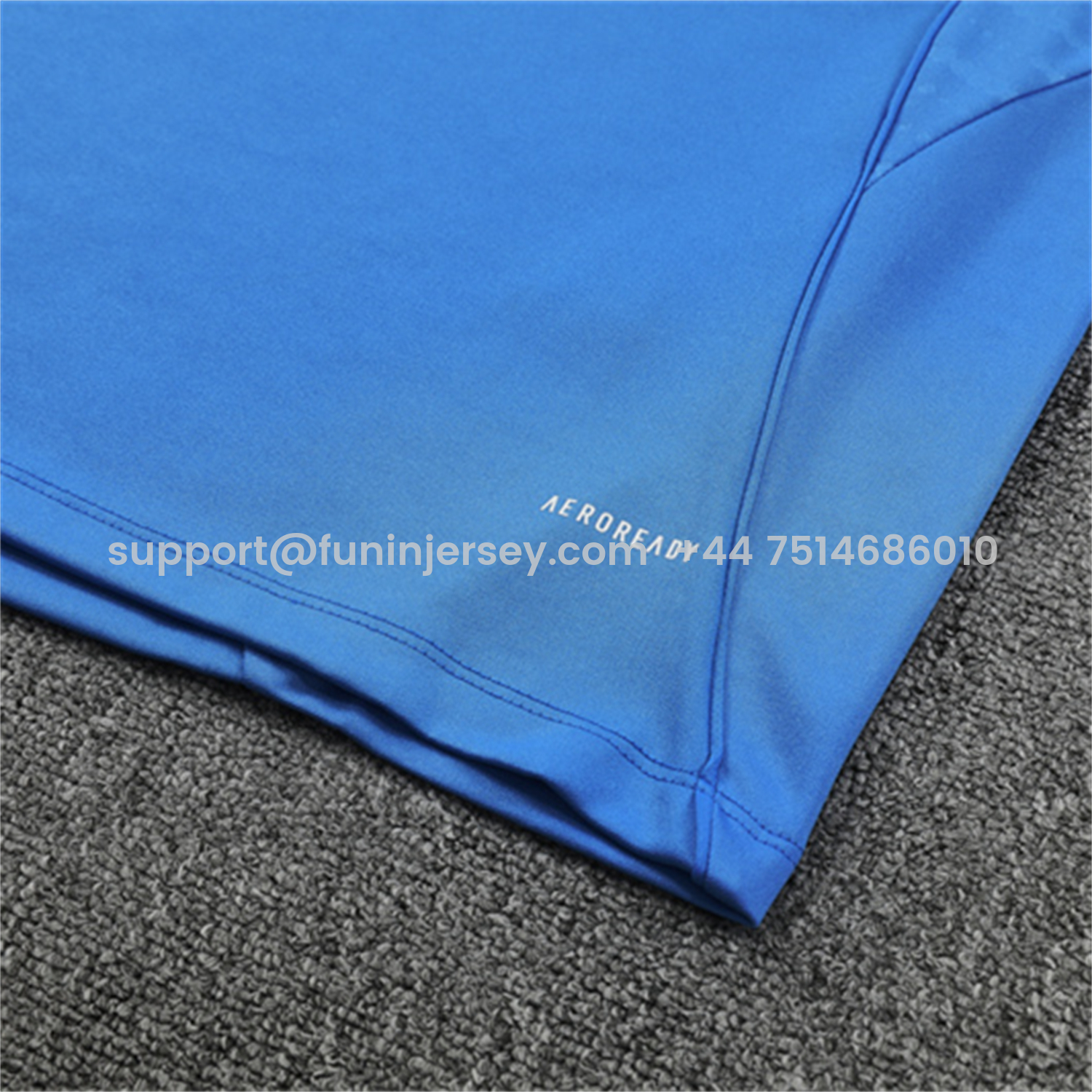 Funinjersey-Real Madrid 25-26 Long Sleeve Training Set - Bright Blue Top & Pants