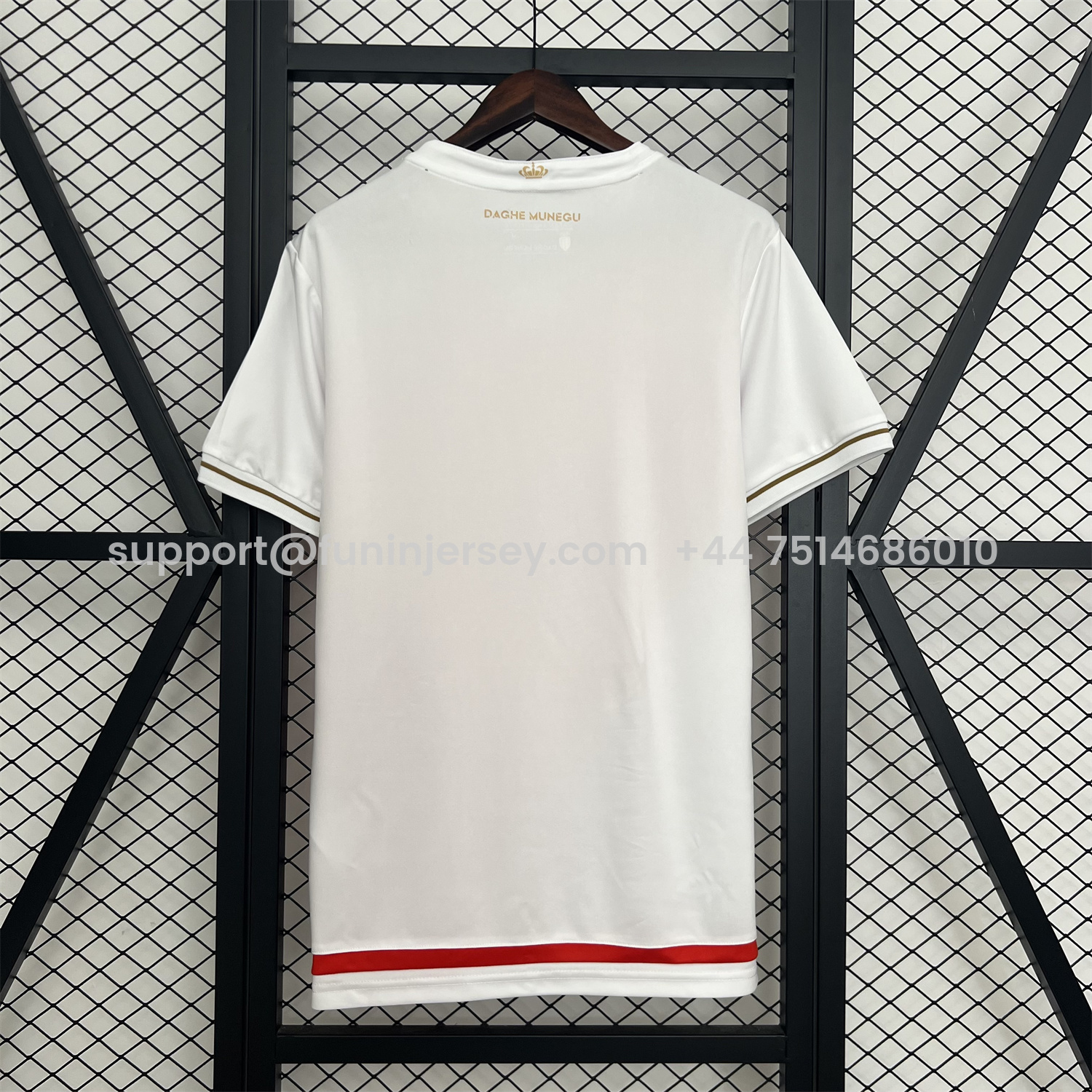 Funinjersey-AS Monaco 25-26 Home Jersey - Fans Version