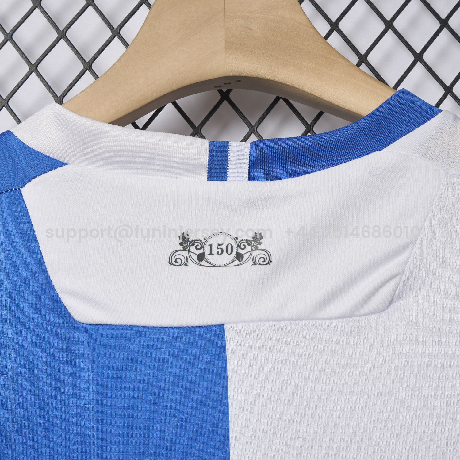 Funinjersey-Blackburn Rovers 25-26 Home 150th Anniversary Jersey - Fans Version