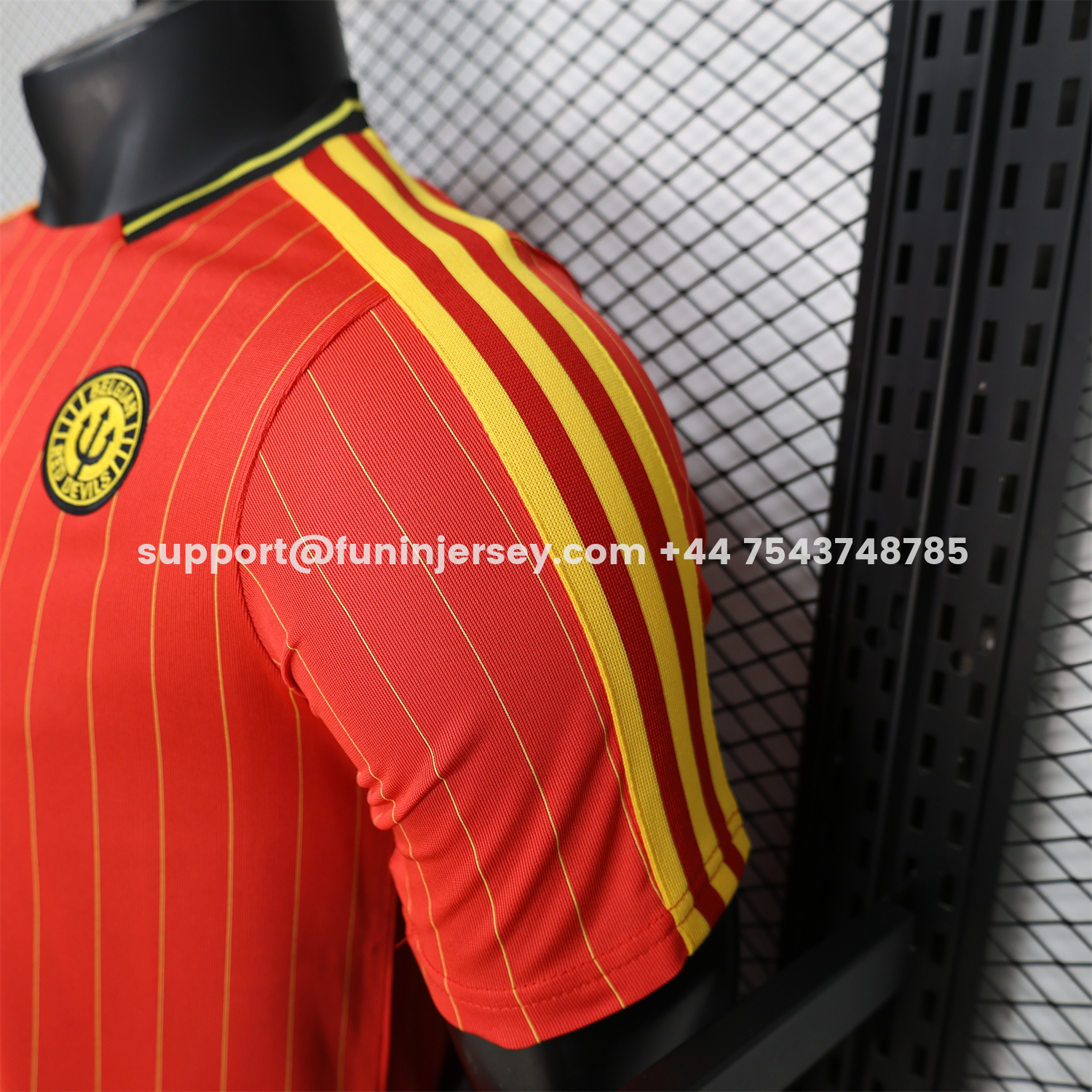 Funinjersey-Belgium 2026 Terrace Icon Retro Casual Style Red Jersey - Player Version