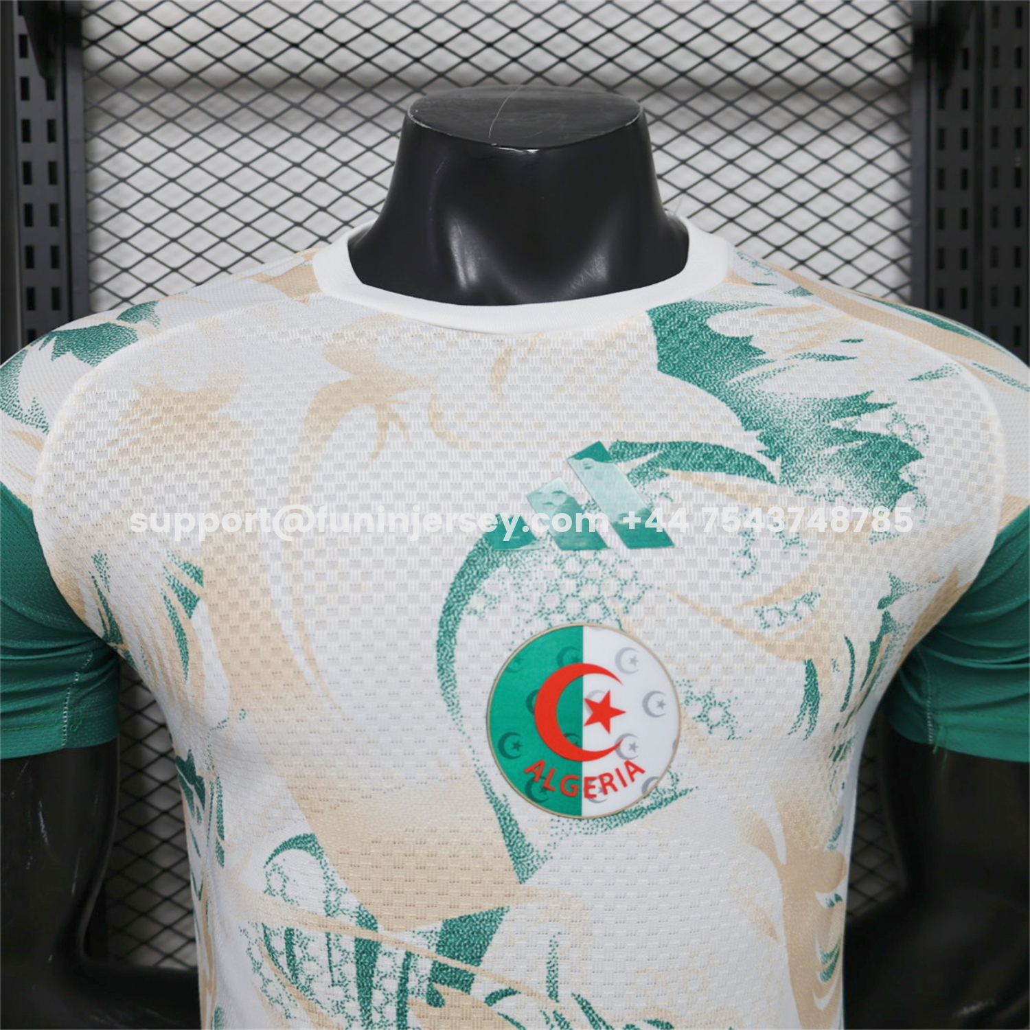 Funinjersey-Algeria 2026 Dark Green White Special Jersey - Player Version