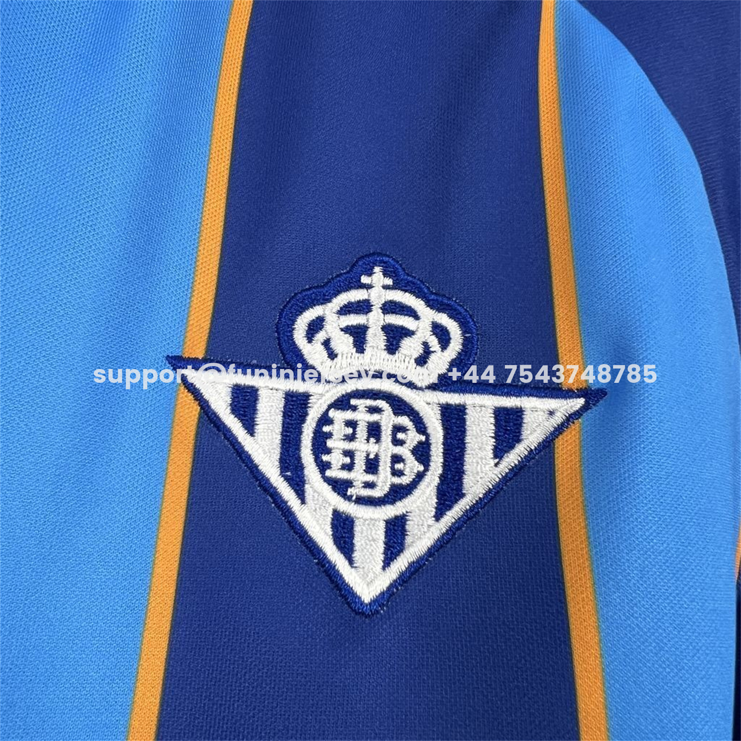 Funinjersey-Real Betis 25-26 Goalkeeper Blue Jersey - Fans Version