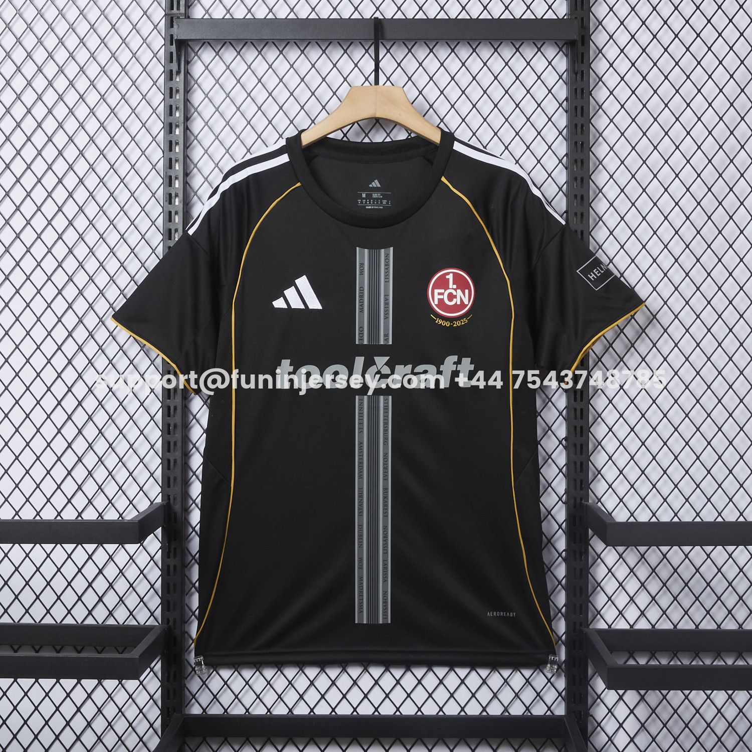 Funinjersey-Nürnberg 25-26 Black 125-Year Anniversary Jersey - Fans Version