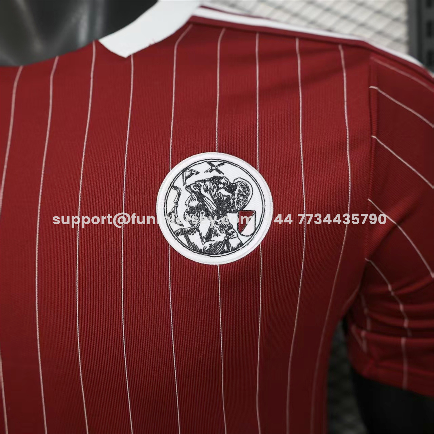 Funinjersey-Ajax 25-26 Icon Range Travel Special Edition Red Jersey - Player Version