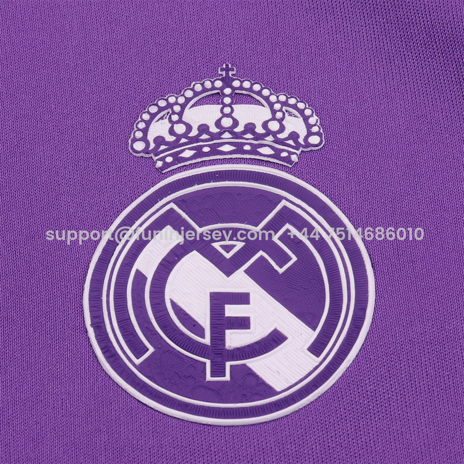 Funinjersey-Retro Real Madrid 16-17 Away Purple Long Sleeves Kids Kit