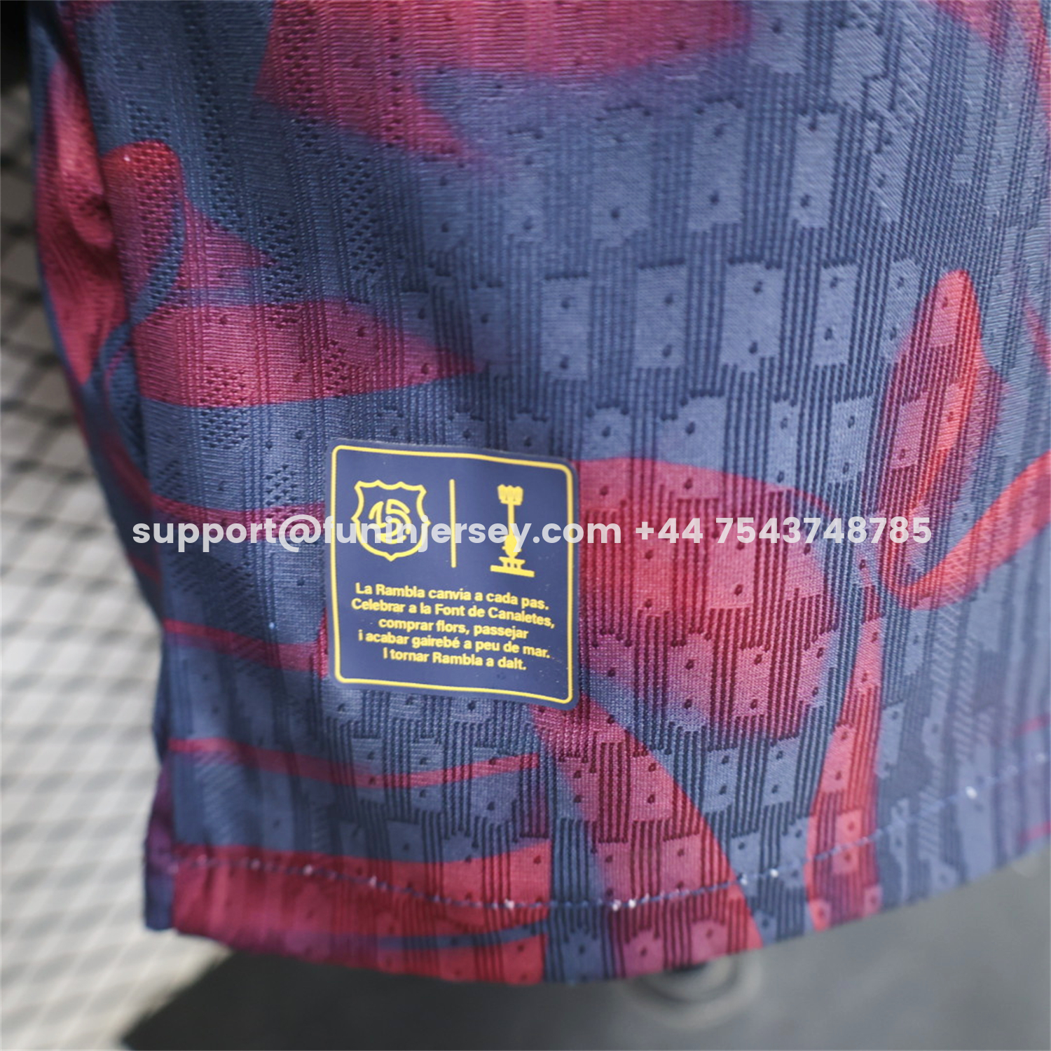 Funinjersey-Barcelona 26-27 Barça Indigo Bloom Special Jersey - Player Version