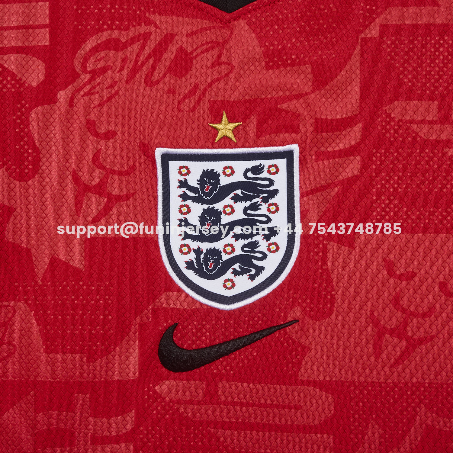 Funinjersey-England 2026 Away Jersey - Fans Version