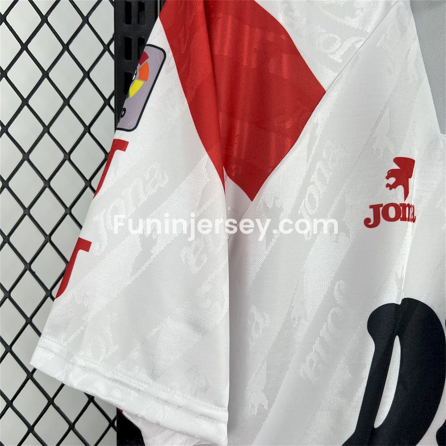 Funinjersey-Retro Rayo Vallecano 1994-95 Home Jersey