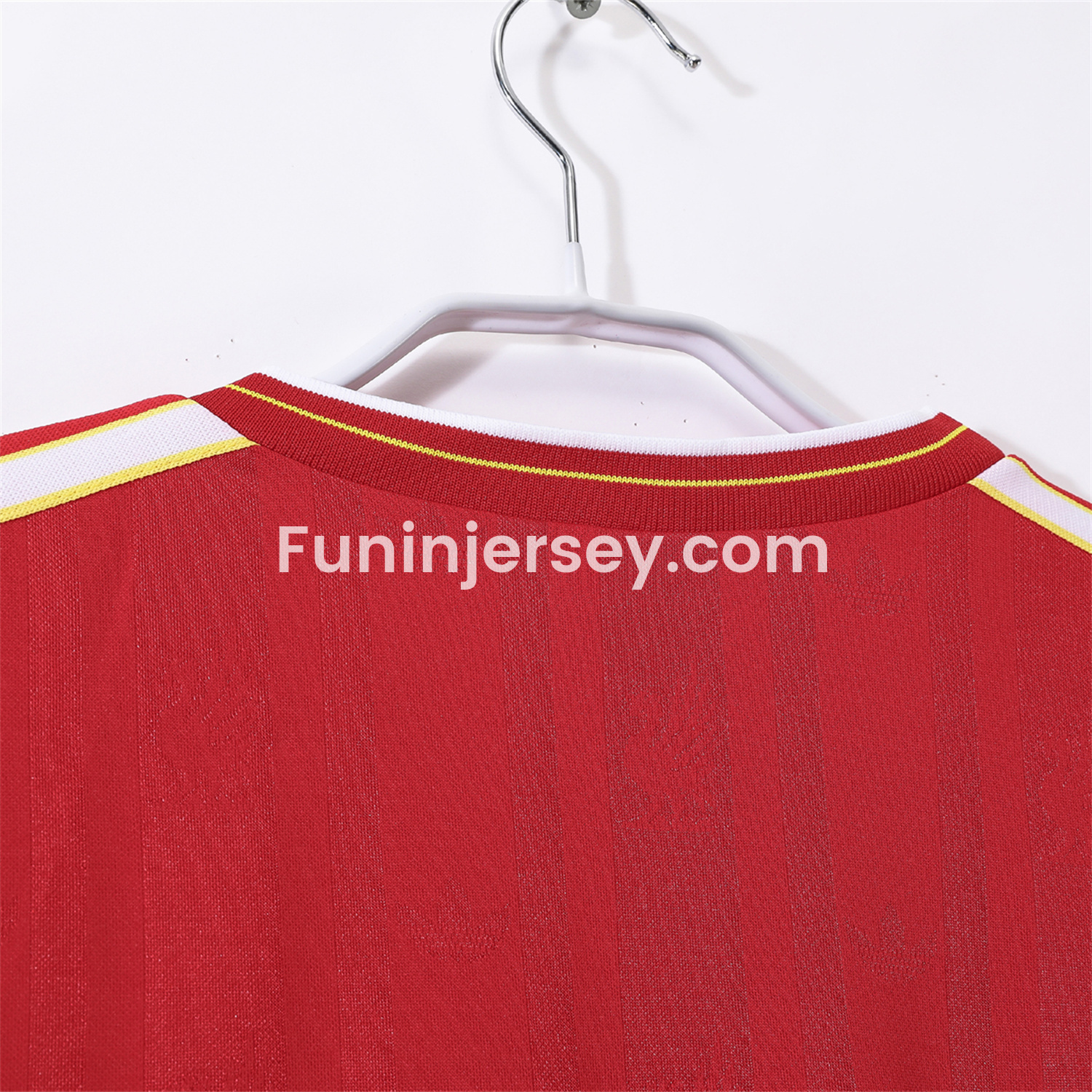 Funinjersey-Retro Liver.pool 1986 Home Long Sleeves Jersey - FA CUP FINAL Version