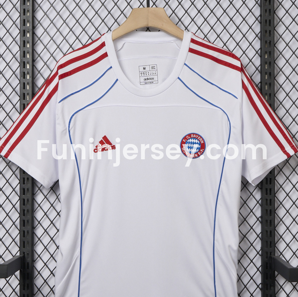 Funinjersey-Bayern Munich 25-26 Urban Purist Throwback White Jersey - Fans Version