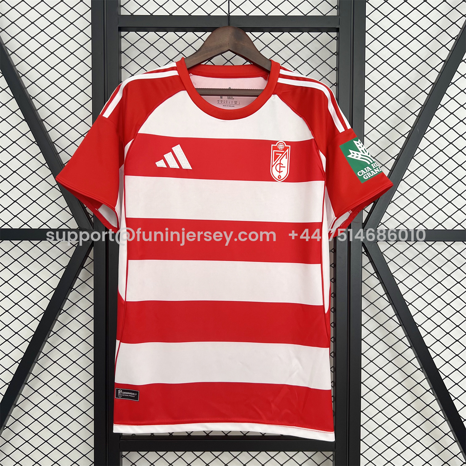 Funinjersey-Granada CF 25-26 Home Jersey - Fans Version