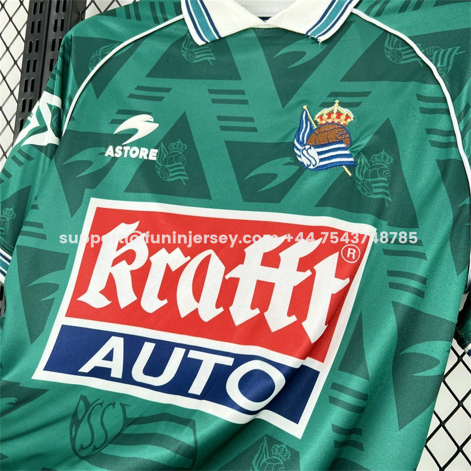 Funinjersey-Retro Real Sociedad 1995-96 Home Jersey