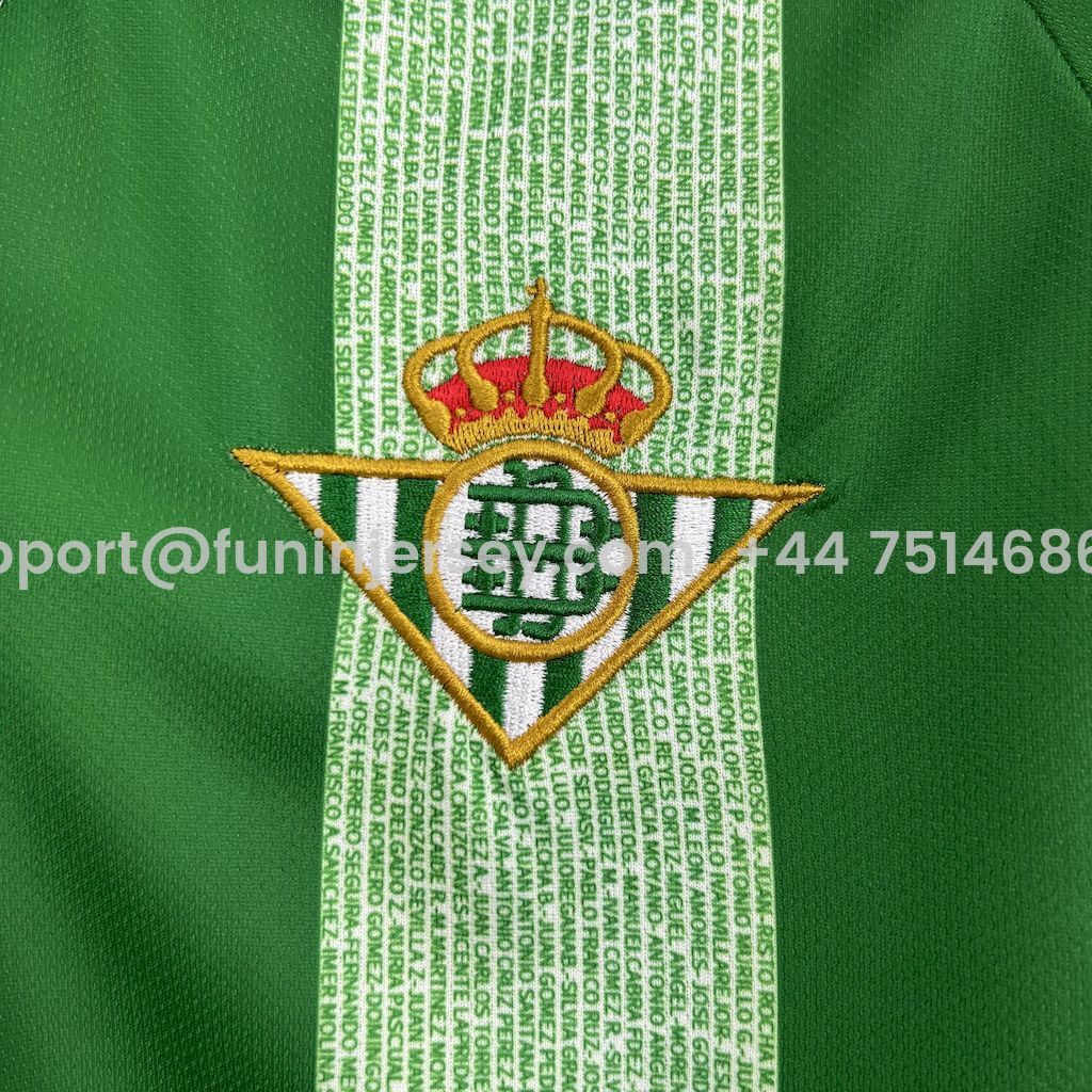 Funinjersey-Retro Real Betis 2021-22 Copa del Rey Final Jersey