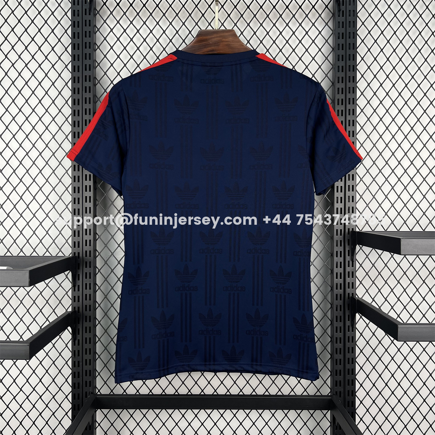 FUN-Funinjersey-Spain 2026 Dark Blue With Red Accents Special Jersey - Fans Version