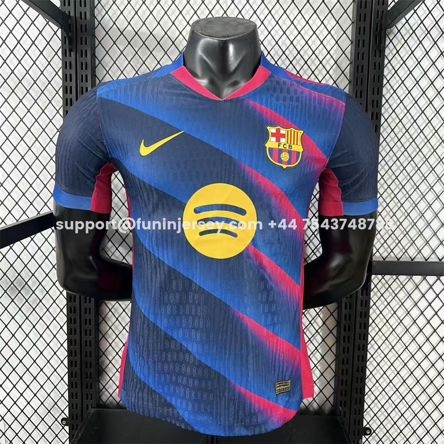 Funinjersey-Barcelona 25-26 Red And Blue Twill Special Jersey - Player Version