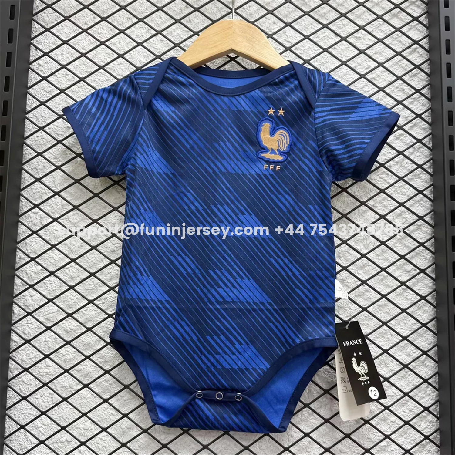 Funinjersey-France 2026 Home Baby Crawling Suit