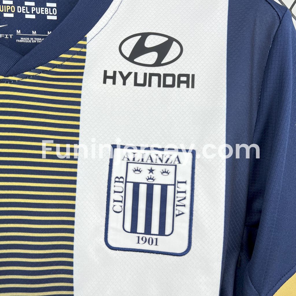 Funinjersey-Alianza Lima 25-26 Home Jersey - Fans Version