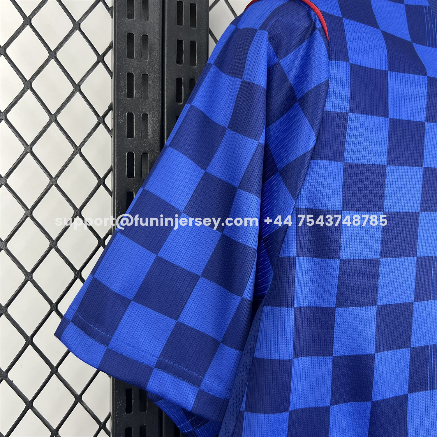 Funinjersey-Croatia 2026 Away Blue Jersey - Fans Version