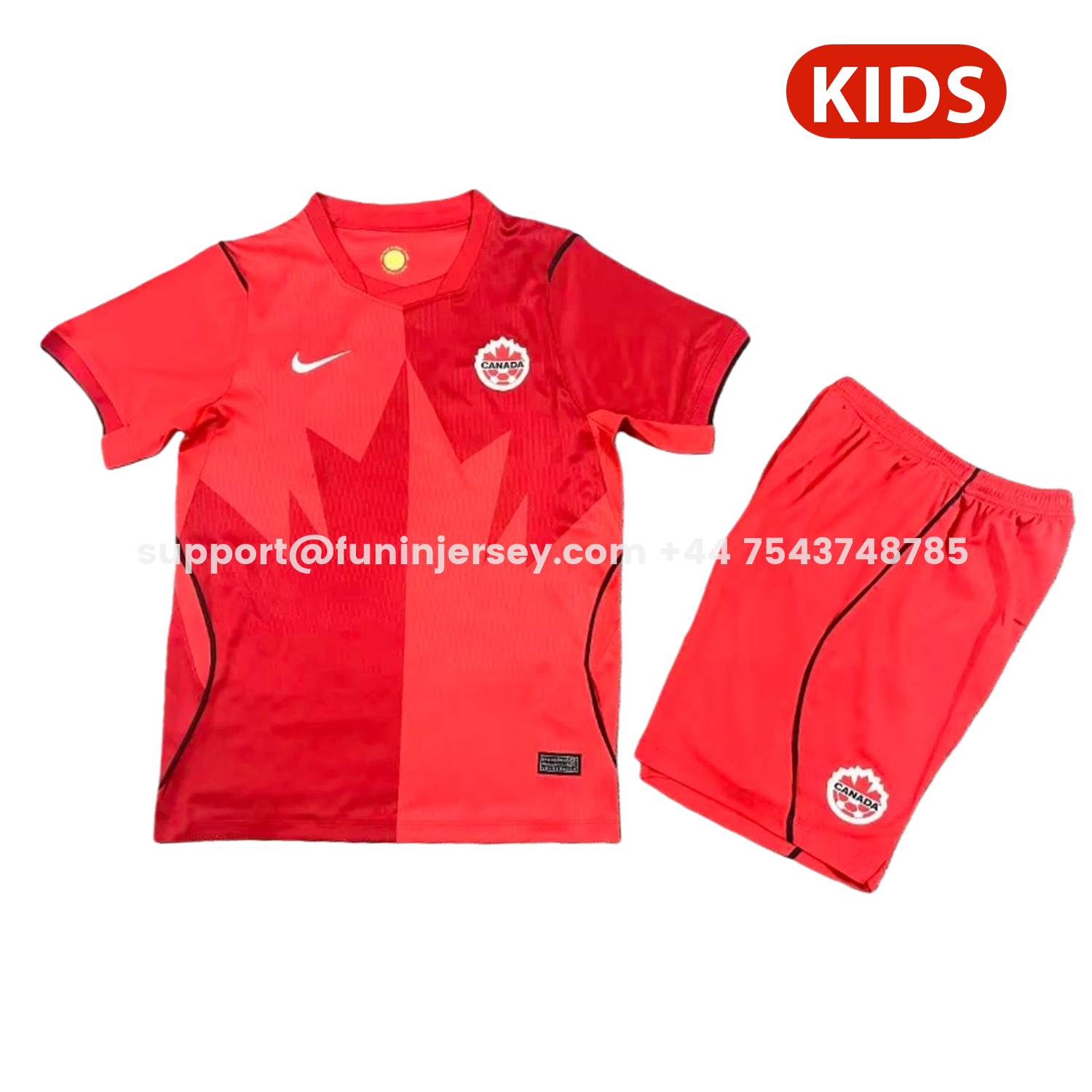 Funinjersey-Canada 2026 Home Kids Kit